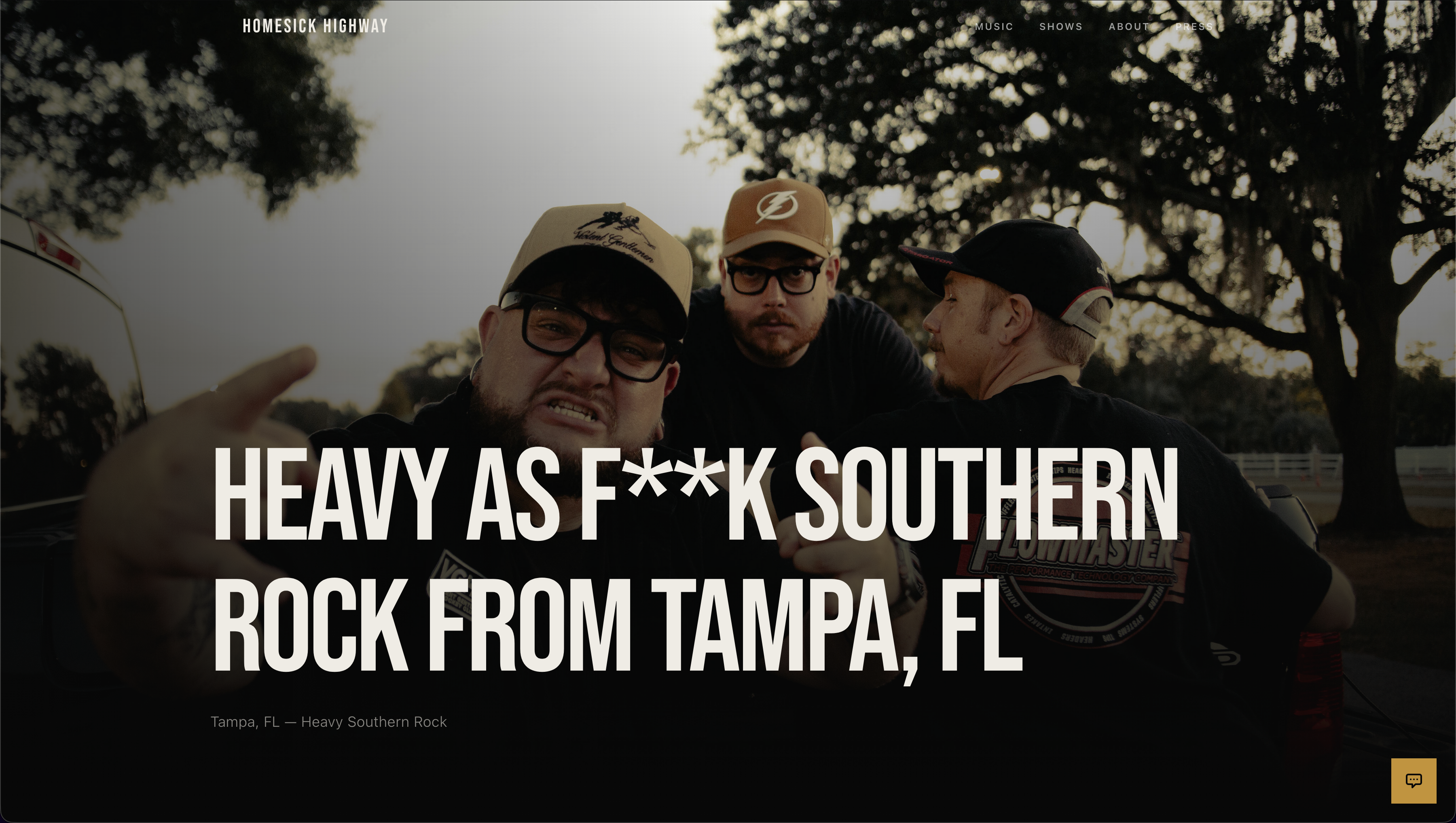 Homesick Highway - southern rock band from Tampa